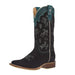 Women's Black Sueded Vamp 11In Black Top Boot