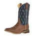 Youth Criss Cross Cross Brown Square Toe Just Believe Sole Boot
