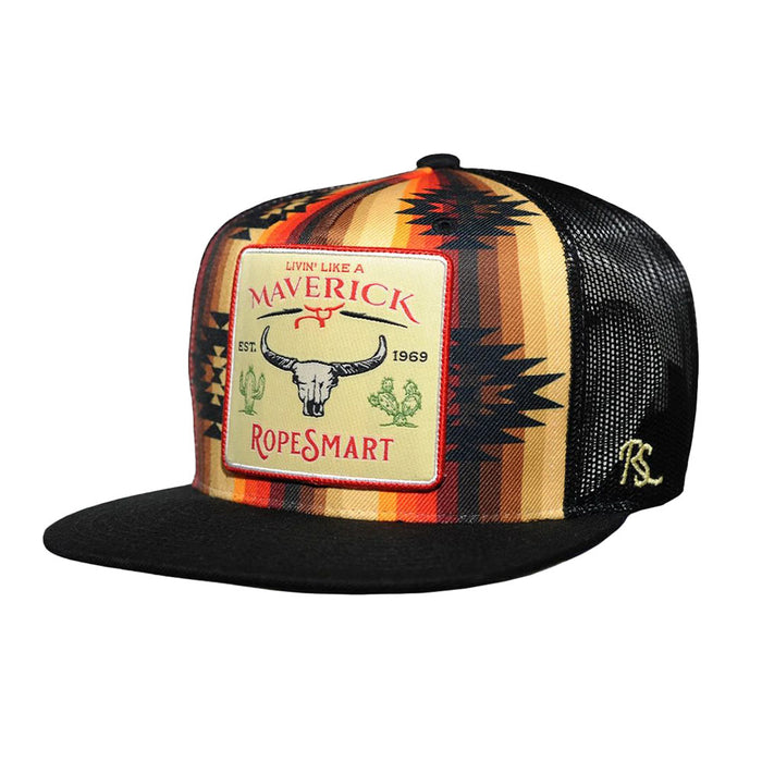 Desert Gold Maverick Patch Trucker Cap