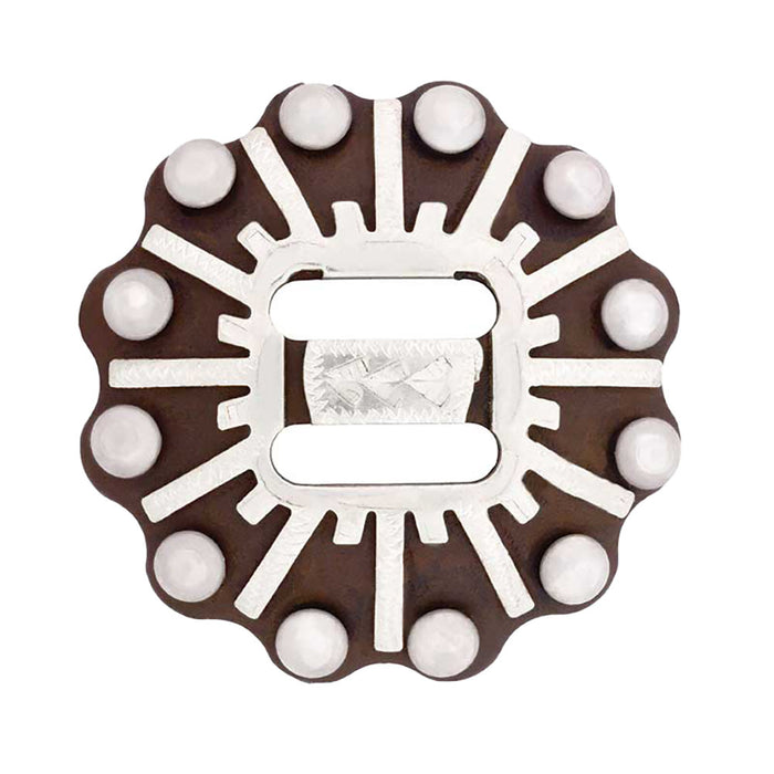 Antique Sunburst and Dots Slot Concho