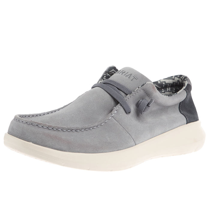 Men's Hilo Castlerock Grey Suede Casual Shoe