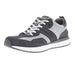Men's Ranch Runner Light Grey Charcoal Suede Tennis Shoe