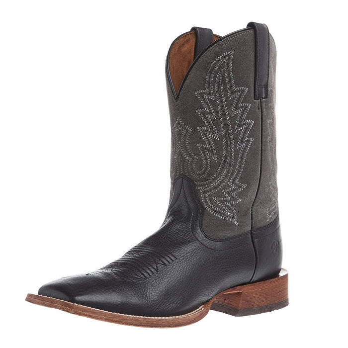 Men's County Roads Nightshade Black Vamp 11in Gunmetal Grey Suede Top