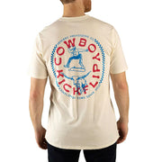 Men's wboy Kick Vintage White Tee Shirt