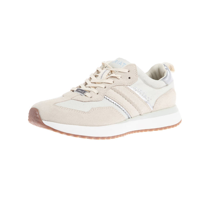 Women's Ranch Runner Butter Cream Suede Tennis Shoe