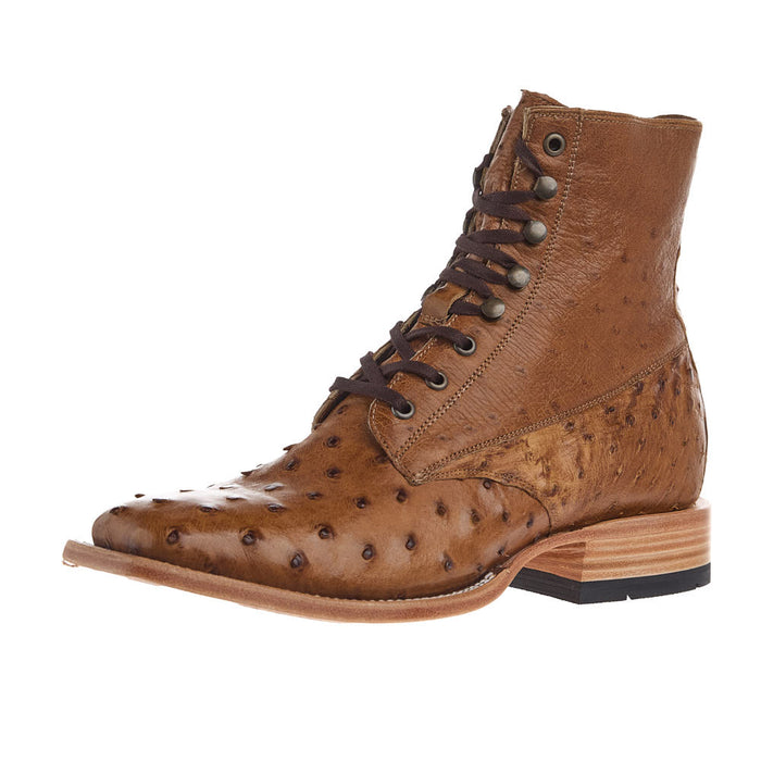 Men's Antique Saddle Full Quill 7in Lace Up Boot