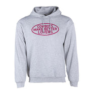 Ash Grey & Hot Pink Better Lovers Hoodie