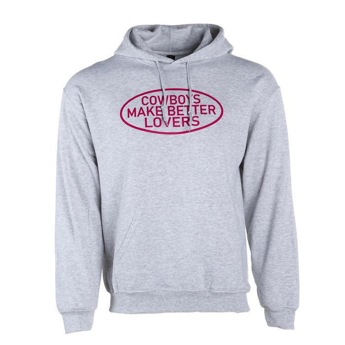 Ash Grey & Hot Pink Better Lovers Hoodie