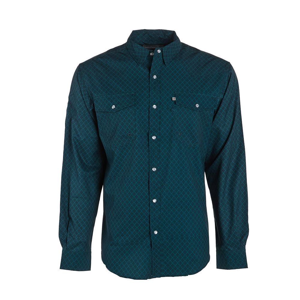 Sand Hill Ranch Men's Green Sunday Long Sleeve Snap Shirt