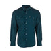 Men's Green Sunday Long Sleeve Snap Shirt