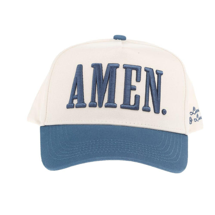 Amen Slate Blue Vintage Trucker Cap