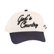 God's Country Black Vintage Trucker Cap