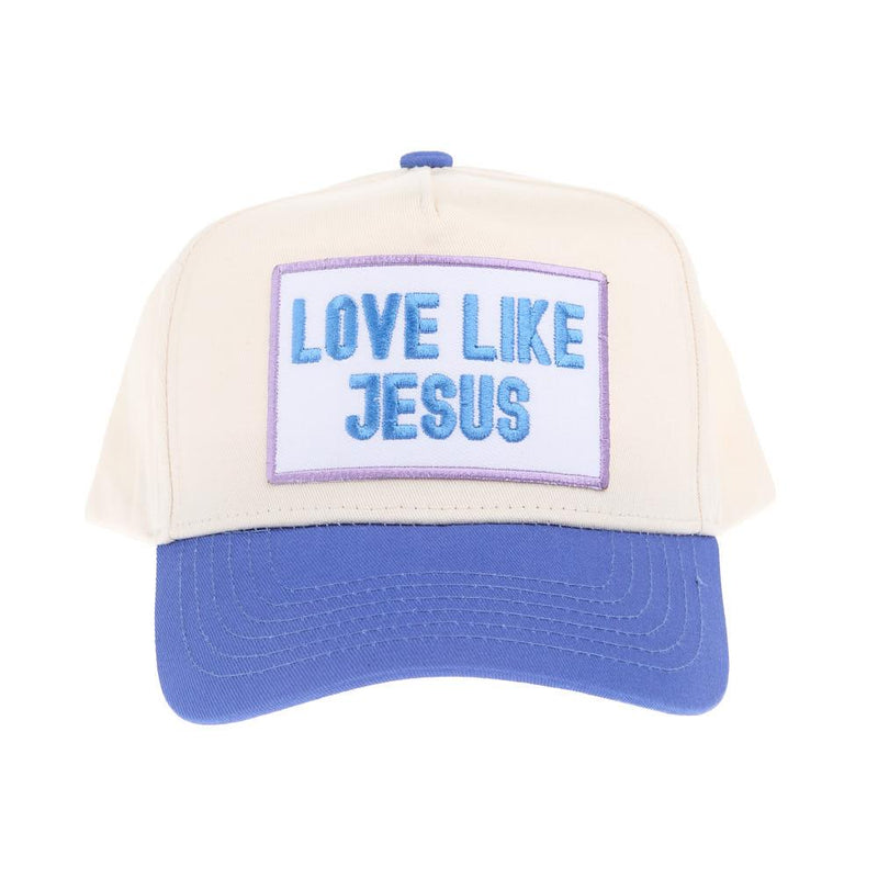 Love Like Jesus Periwinkle Vintage Trucker Cap