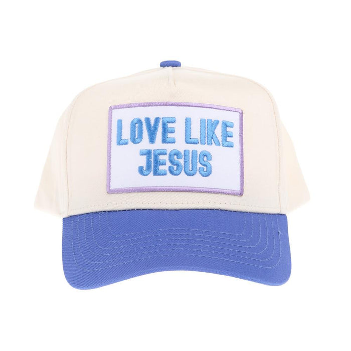 Love Like Jesus Periwinkle Vintage Trucker Cap