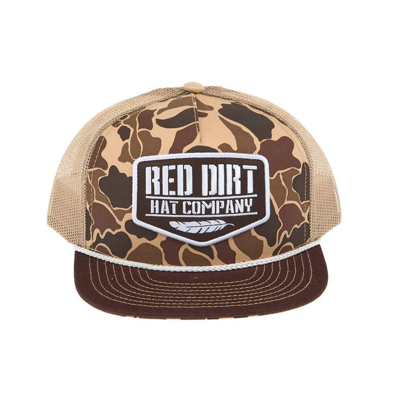 Youth Duck Camo & Tan Cap