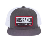 Texas Embroidered Charcoal & White Rope Cap