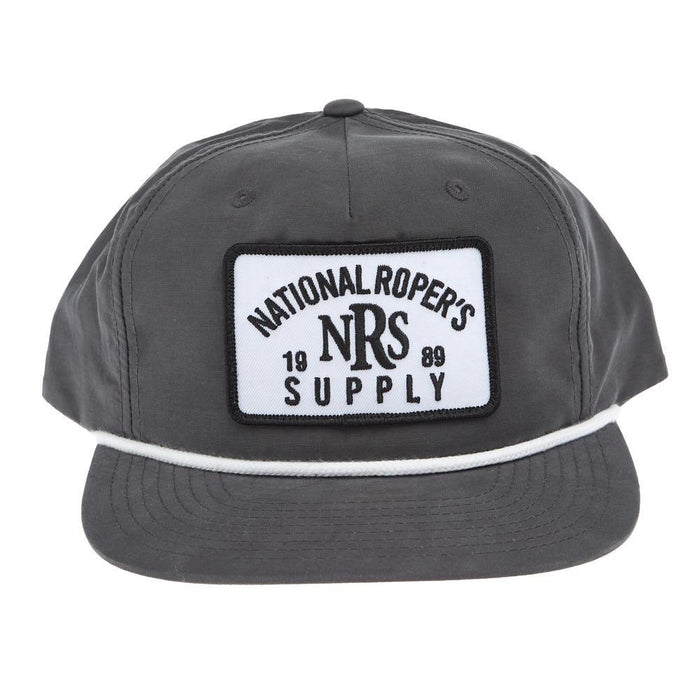 Charcoal & White Cap