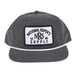 Charcoal & White Cap