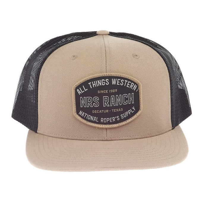Khaki & Black Cap