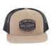 Khaki & Black Cap