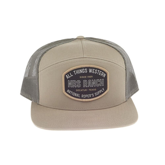 Pale Khaki & Loden Cap