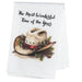 Cowboy Hat/Holly Tea Towel