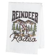 Reindeer Rodeo Tea Towel