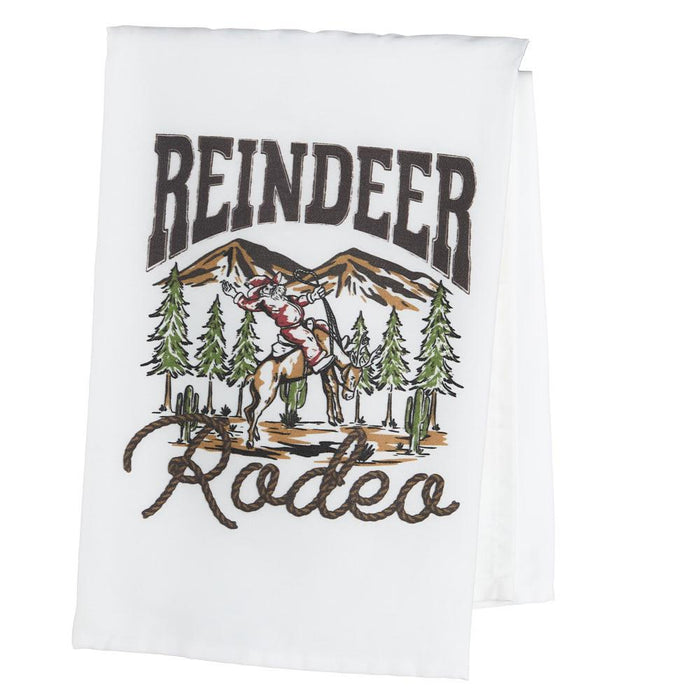 Reindeer Rodeo Tea Towel