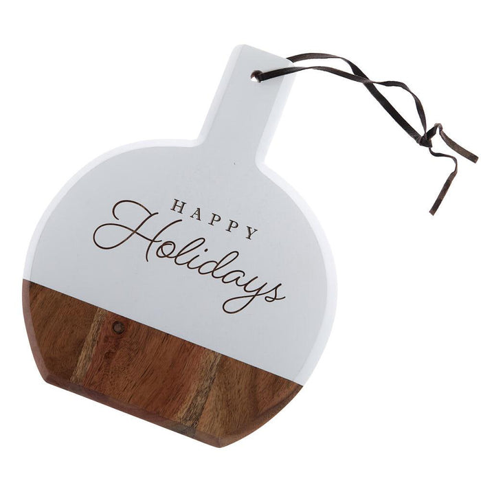 White Acacia Bevel Medium Board