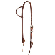 Silver Bar Buckle Single Ear Headstall