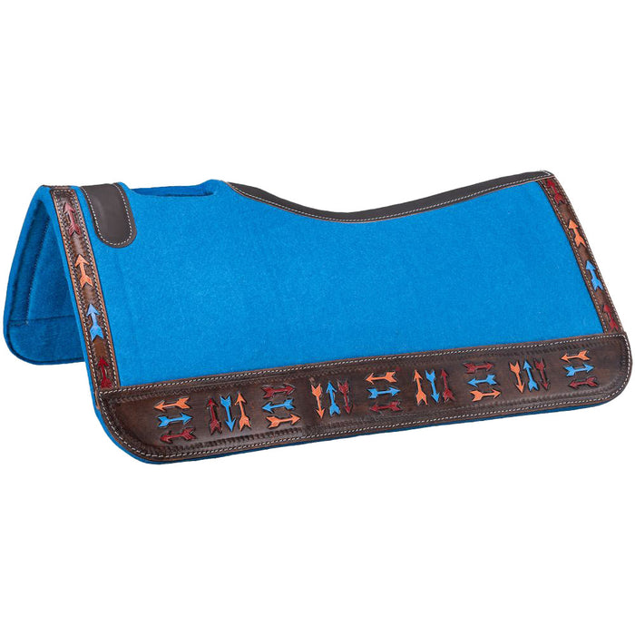 Triple Arrow Contour Felt Saddle Pad