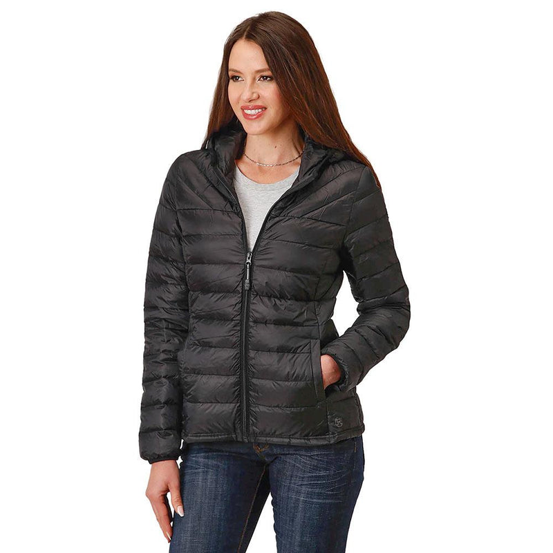 Ladies Black Crushable Jacket