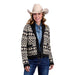 Women's Aztec Cropped Cardigan Sweater