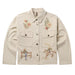 Women's Tan Embroidered Utility Jacket