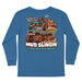 Boy's Mud Slinging Blue Tee Shirt