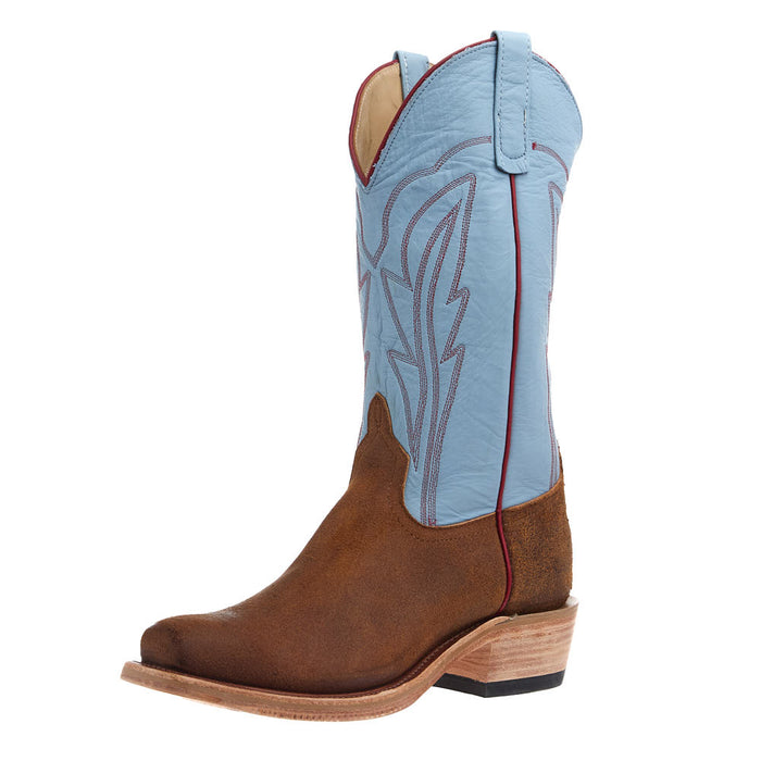 Men's Ride Ready Brackish Waxout Yak Vamp 13In Powder Blue Gelato Top Boot