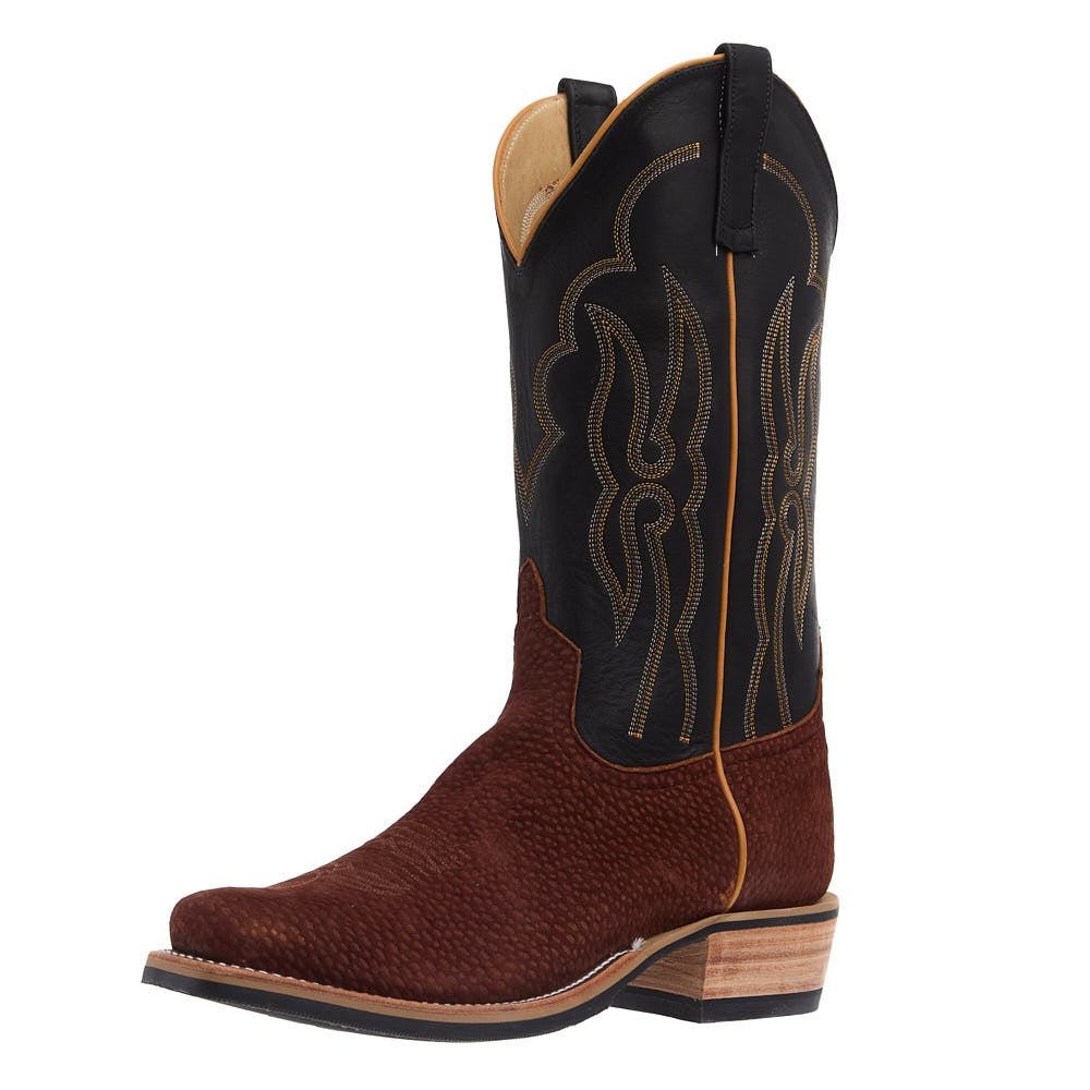 Anderson Bean Men's NRS Ride Ready Rust Carpincho Vamp 13in Black Remu