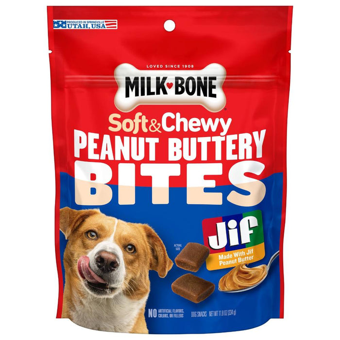 Milk-Bone Jif Bites Soft Dog Treats 4.5oz