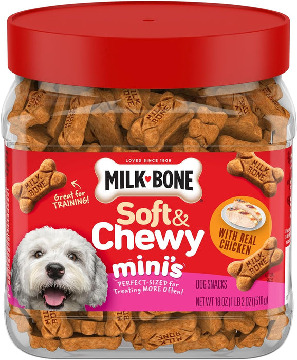 Milk-Bone Soft & Chewy Minis Dog Treats 18oz