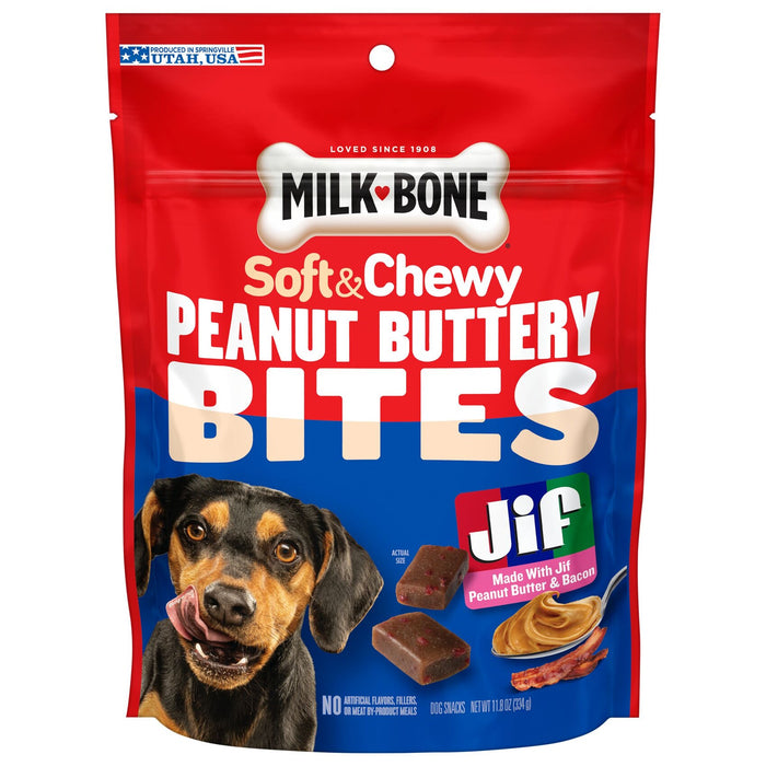 Milk-Bone Jif/Ban Bites Soft Dog Treats 4.5oz