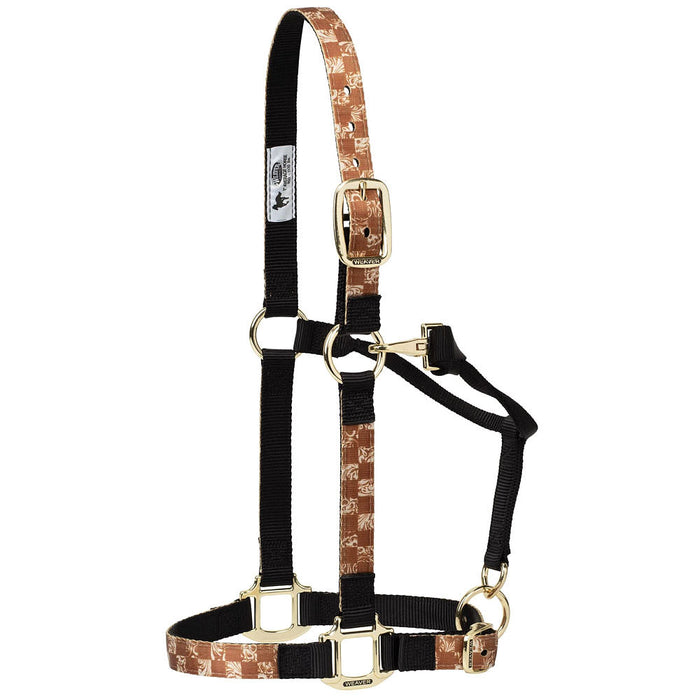 Checkerboard Pattern Nylon Adjustable Halter