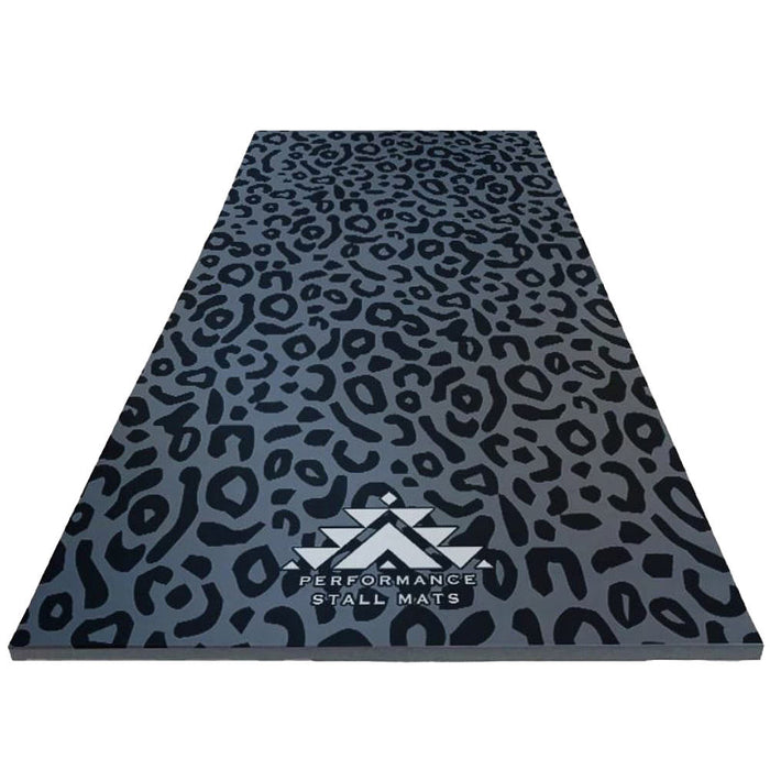 Black Leopard 5x10 Stall Mat
