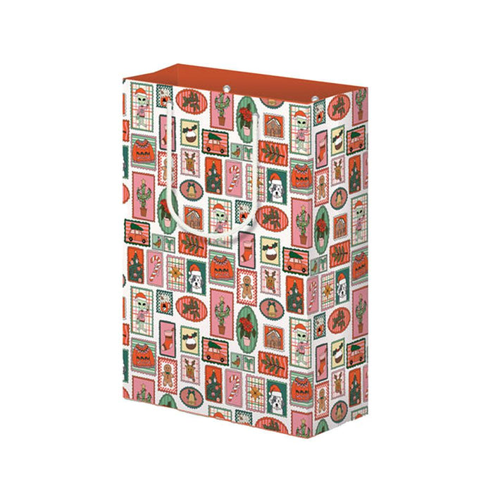 Holiday Stamps Gift Bag