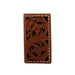 Men's Wallet Floral Filigree Brown