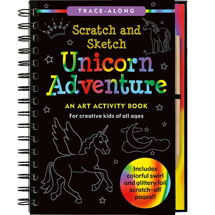 Unicorn Adventure Scratch & Sketch Book