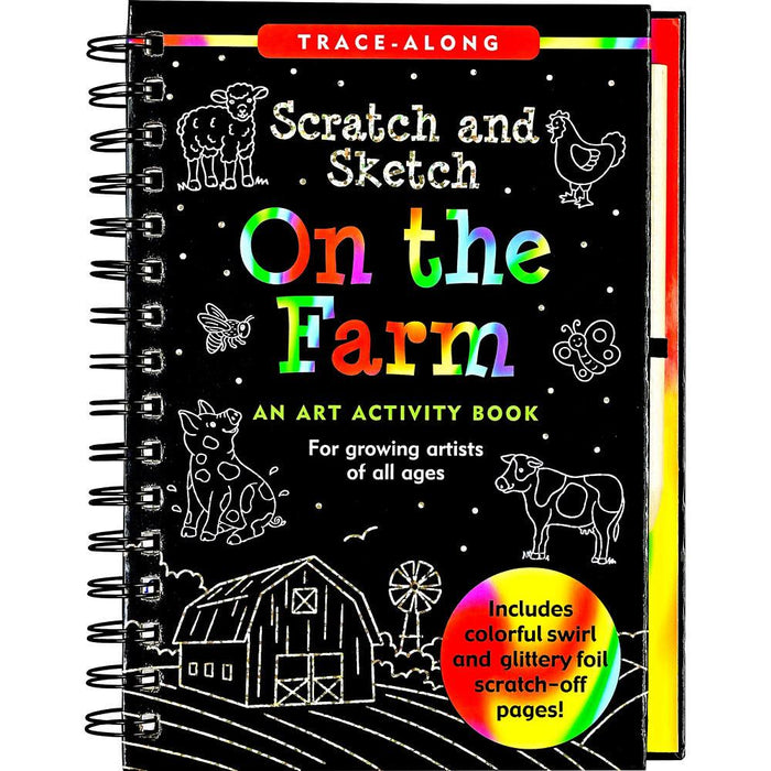 On The Farm Scratch & Sketch Book