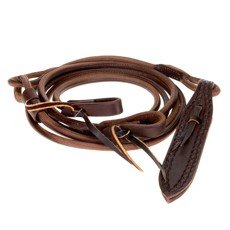54in Oiled Harness Leather Romel Reins