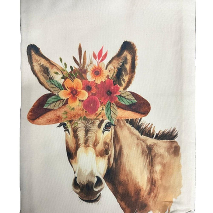 Gertrude The Donkey Tea Towel