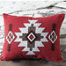 Tumbleweed Trail Red Aztec Pillow