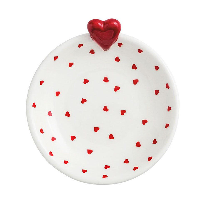 Red Heart Tidbit Dish